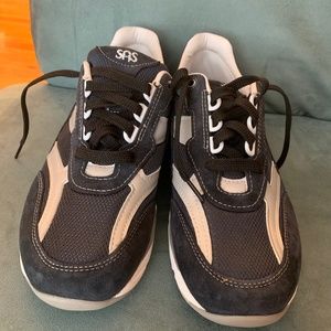 SAS Women's Navy Athletic Lace-Up Sneakers